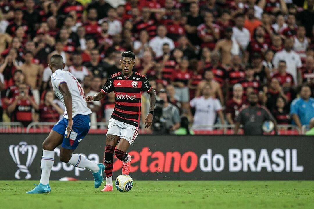 Imagem de compartilhamento para o artigo Bruno Henrique do Flamengo é alvo de operação da PF; entenda da MS Todo dia
